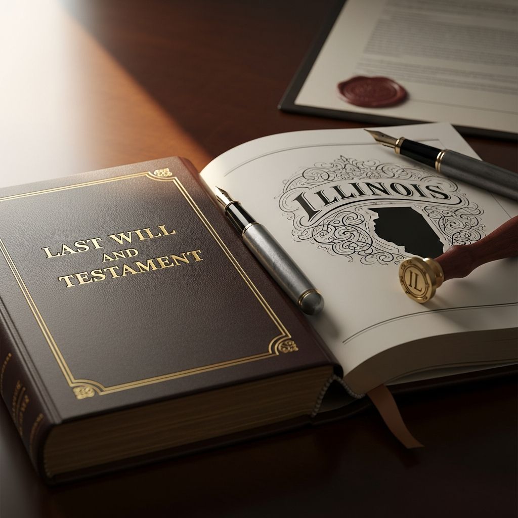 Comprehensive guide to creating a valid last will and testament in Illinois, covering requirements, processes, and estate planning essentials.