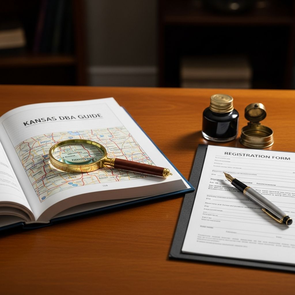 Kansas DBA 4-Step Local Registration Guide Master Kansas DBA filing: Local rules, steps, costs, and strategies for seamless business naming.