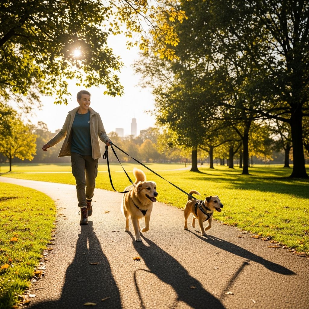 Essential guide to building a thriving dog walking business from the ground up with low startup costs and high profitability potential.