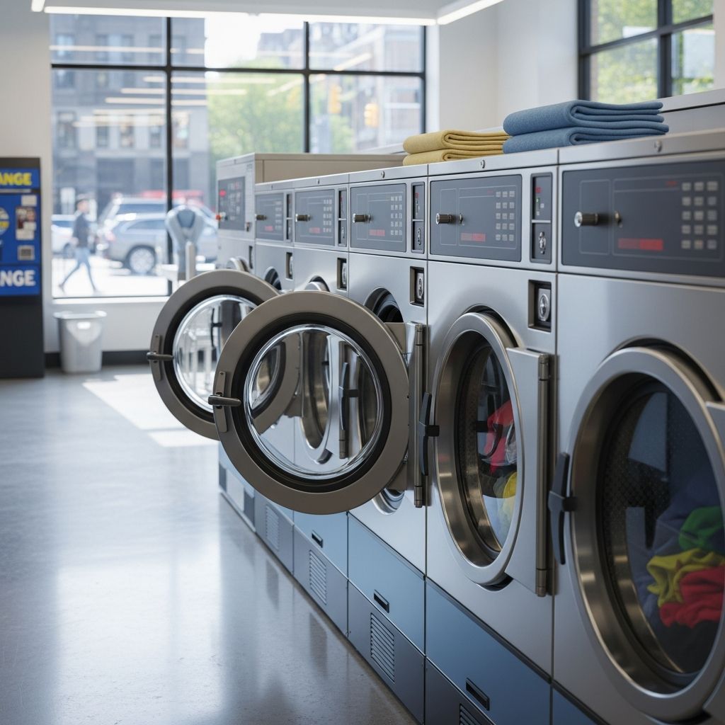 Master the essentials of opening a profitable laundromat: from market analysis to operations and growth strategies for long-term success.