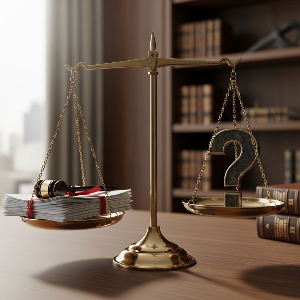 Essential considerations for determining whether filing a lawsuit is the right choice for your situation.