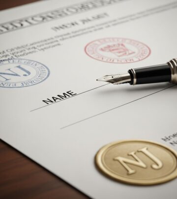 Complete step-by-step process for adults and minors to change names in NJ, including court filings, fees, and document updates.