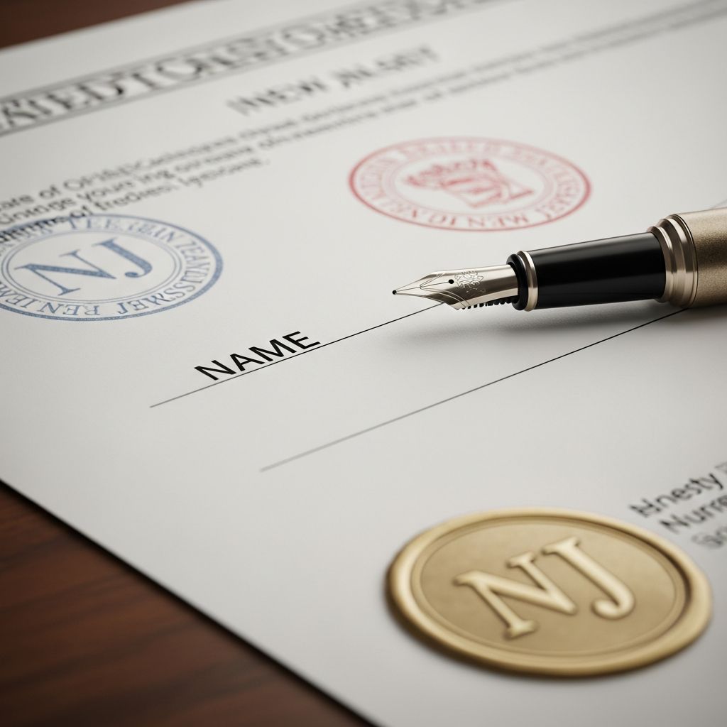 Complete step-by-step process for adults and minors to change names in NJ, including court filings, fees, and document updates.