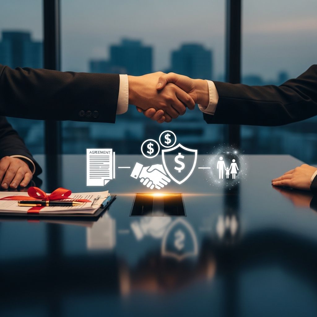 Secure your business future with life insurance-funded buy-sell agreements, ensuring smooth ownership transitions and family financial protection.