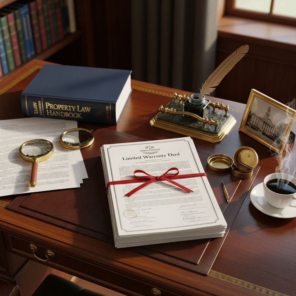 Discover when and why to use limited warranty deeds in property transfers for balanced protection and liability.
