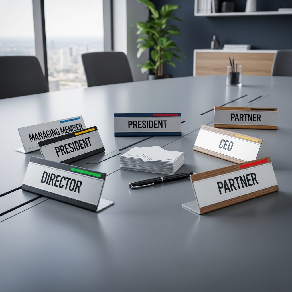 Discover flexible title choices for LLC leaders, from CEO to Managing Member, and how to choose the right one for your business structure.