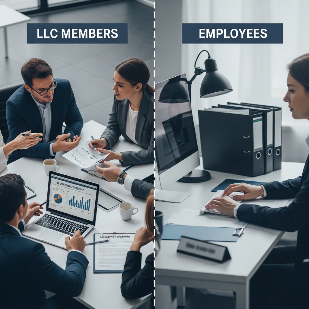 Clarify whether LLC members qualify as employees and explore tax, compensation, and liability implications.