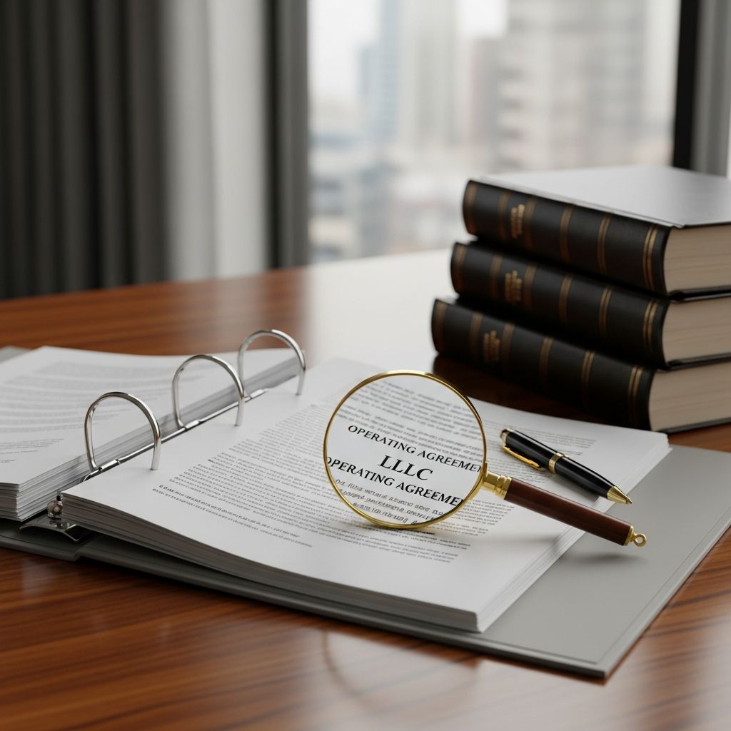 Master LLC operating agreements: Structure, protections, and provisions for successful business management.