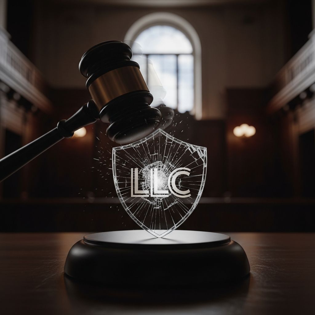 Discover how courts can strip away LLC protections, exposing owners to personal liability through veil piercing doctrines and real-world examples.