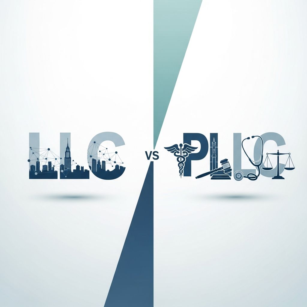 Understand the critical differences between LLCs and PLLCs to select the ideal business structure for your needs.