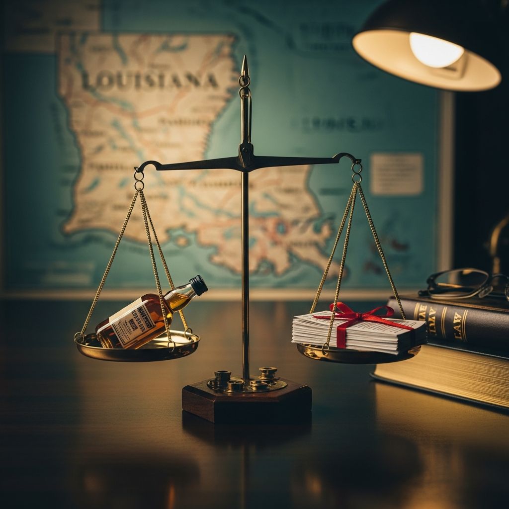 Discover Louisiana's unique approach to alcohol liability, limiting dram shop and social host responsibility in alcohol-related incidents.