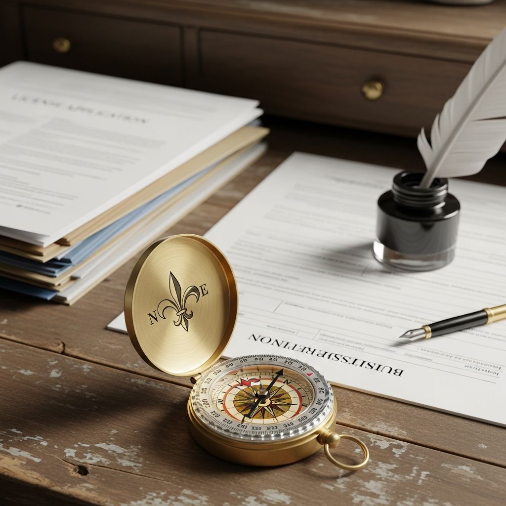 Complete guide to securing business licenses and permits in Louisiana for seamless operations.