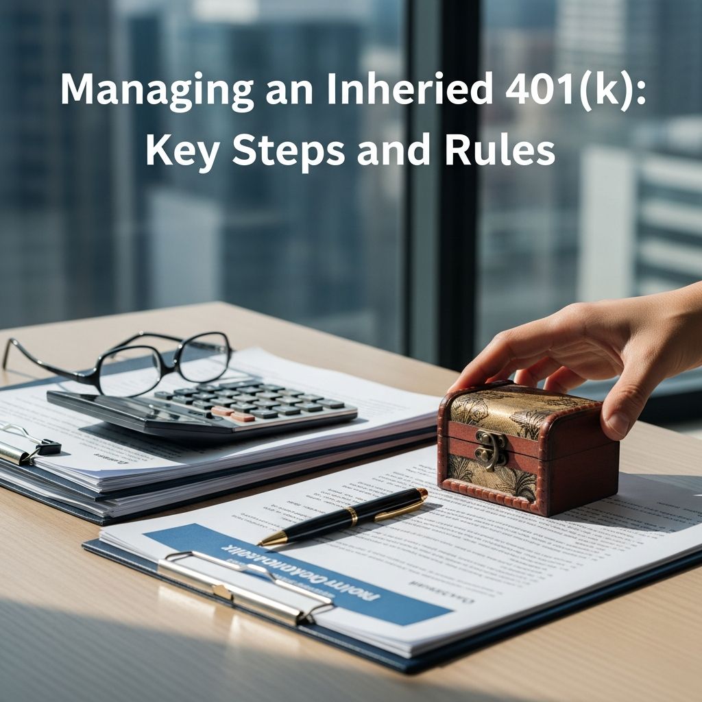 Navigate the complexities of inheriting a 401(k) with expert guidance on distribution rules, tax strategies, and beneficiary options for spouses and non-spouses.