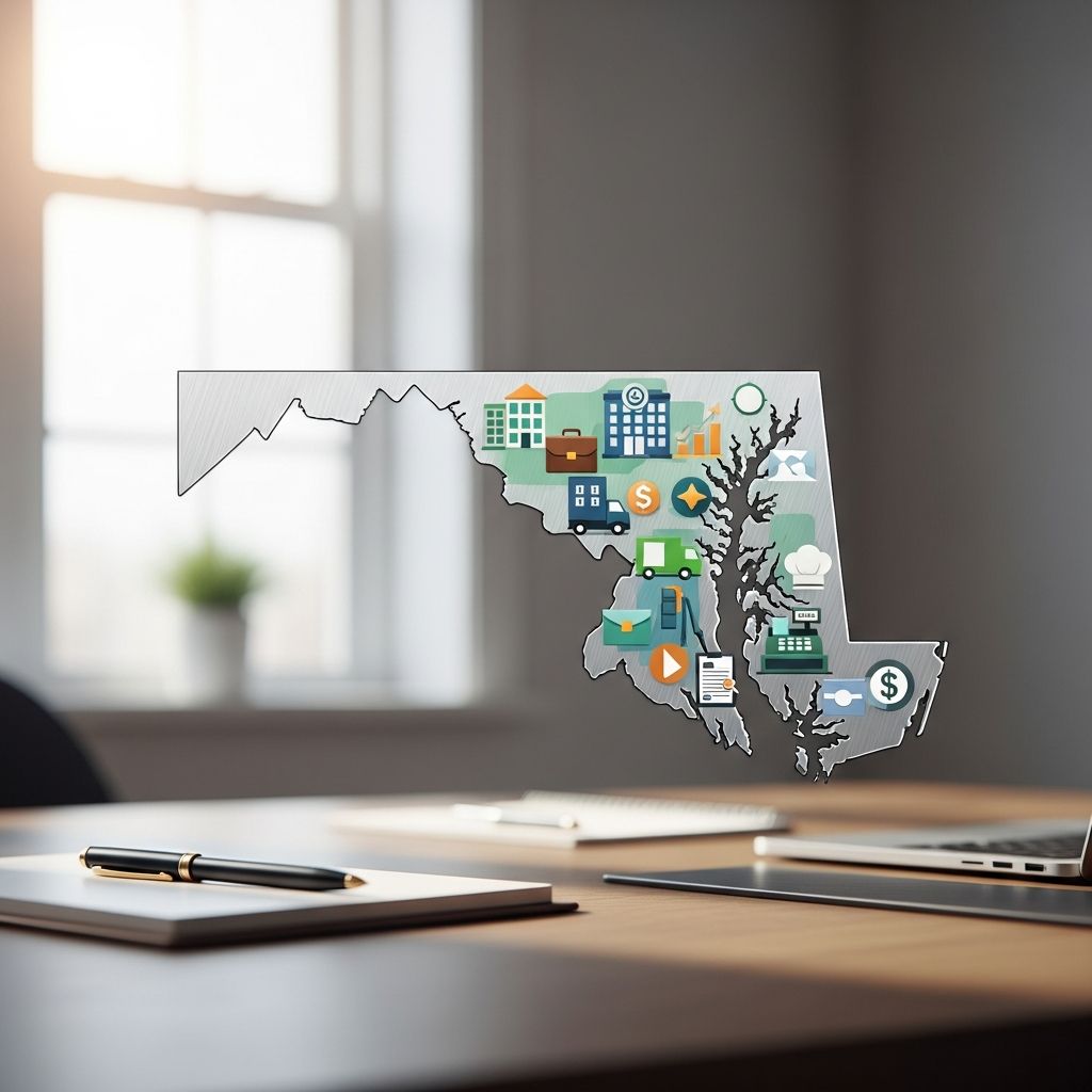 Complete guide to securing your Maryland business license: from formation to local permits and compliance essentials.