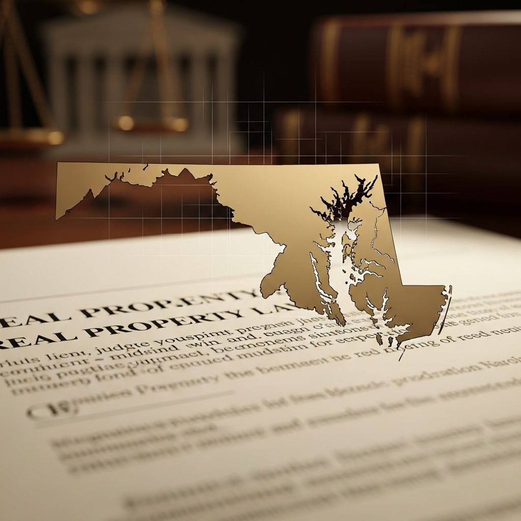 Complete guide to enforcing judgments through property liens in Maryland courts.