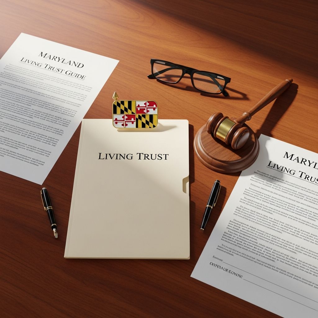 Complete guide to establishing a living trust in Maryland for asset protection and probate avoidance.