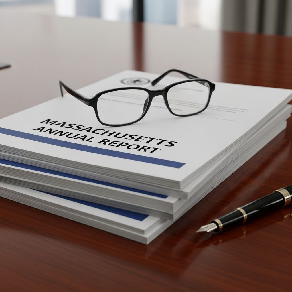 Complete guide to filing Massachusetts annual reports for corporations, LLCs, nonprofits, and more to maintain compliance and good standing.