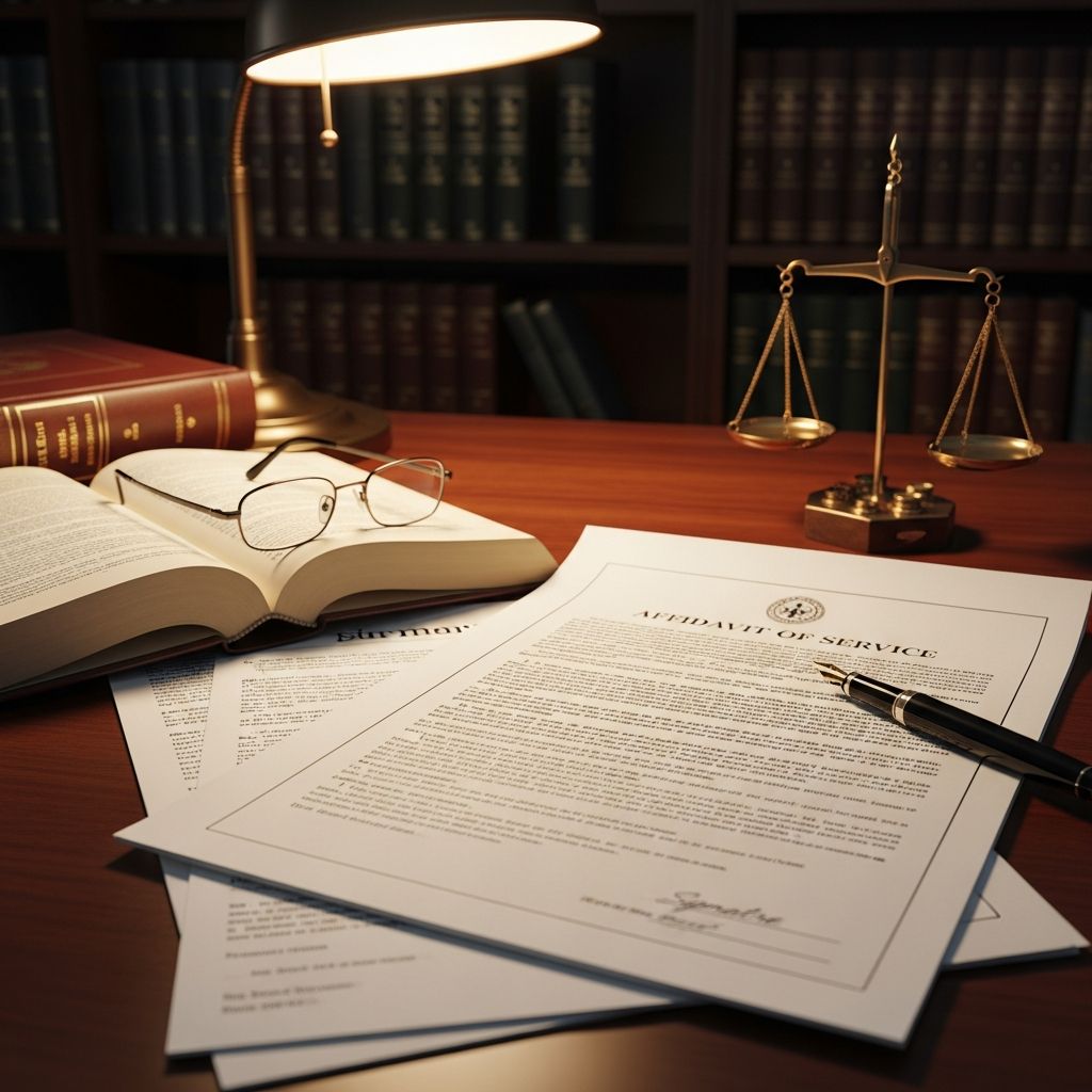Unlock the essentials of affidavits of service: their role, creation, methods, and legal significance in ensuring fair court notifications.
