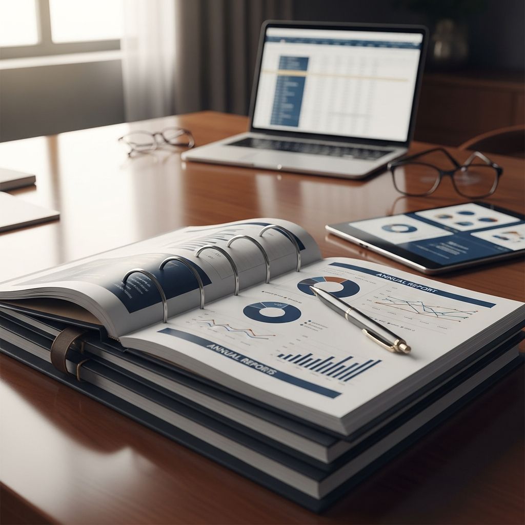 Comprehensive guide to crafting effective annual reports that inform stakeholders and drive business success.