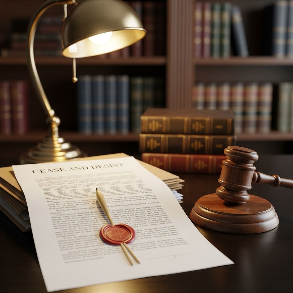 Comprehensive guide to crafting, delivering, and enforcing cease and desist letters for protecting your rights effectively.