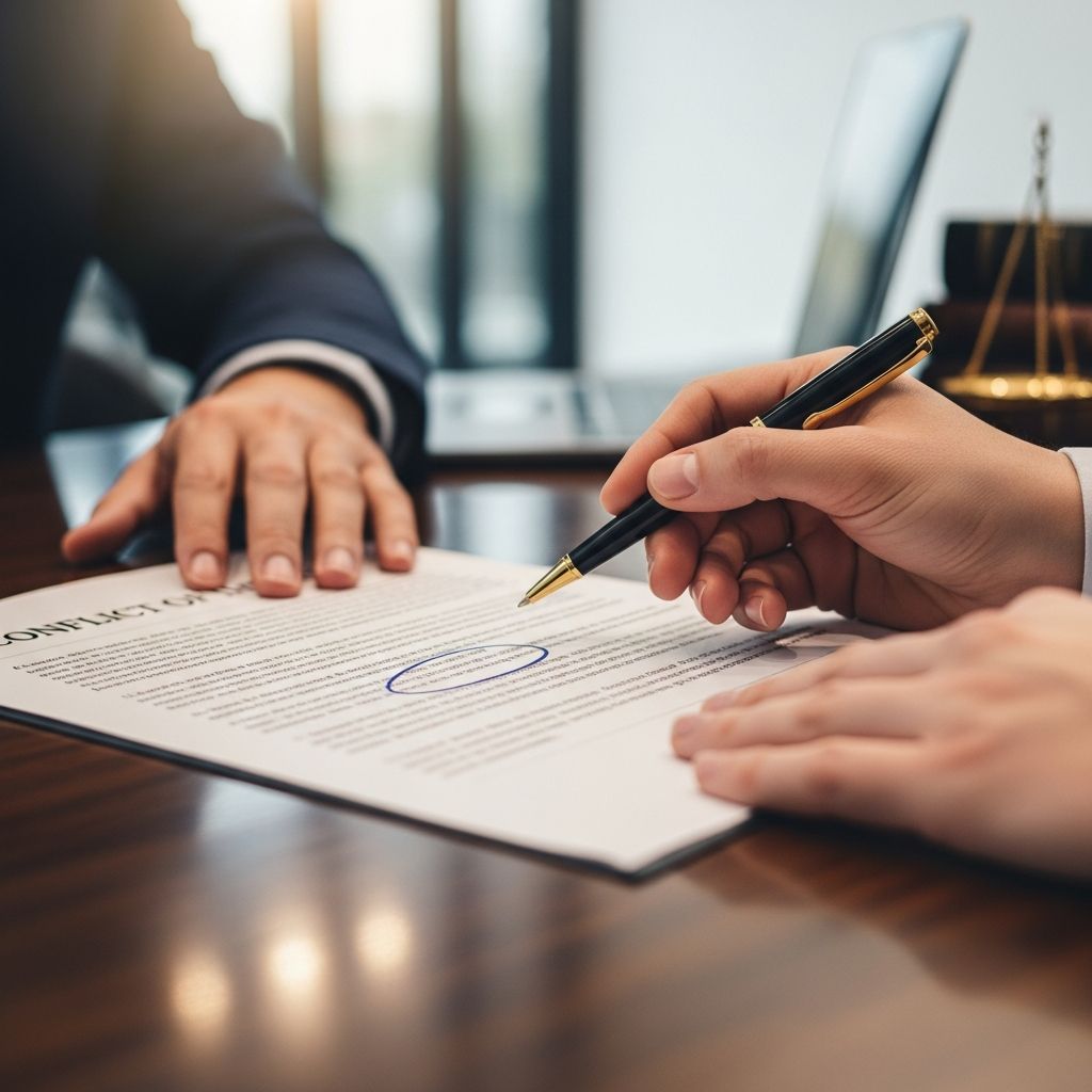Essential guide to crafting, implementing, and enforcing conflict of interest clauses to safeguard business integrity and compliance.