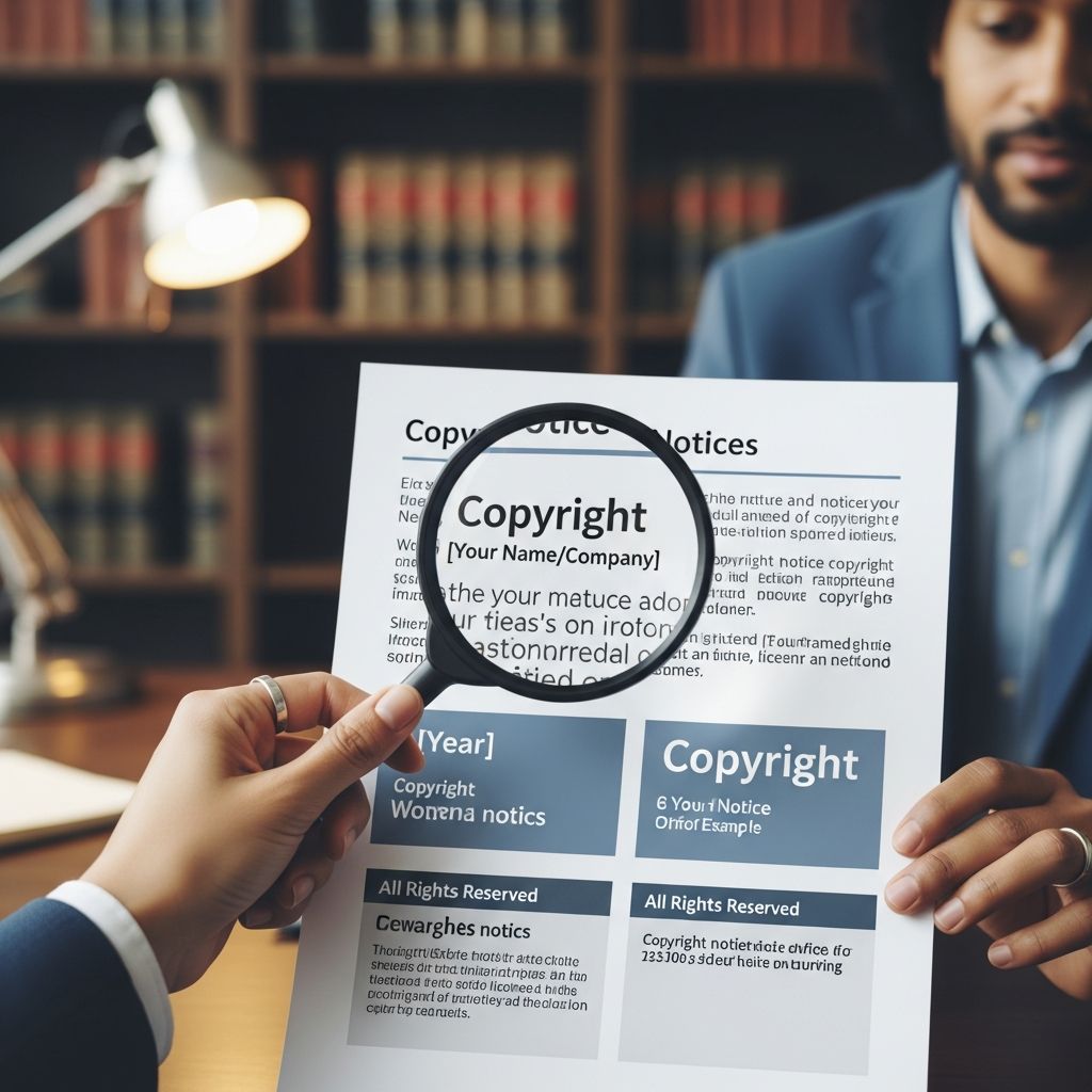 Unlock the power of copyright notices to safeguard your creative works effectively and deter potential infringers worldwide.