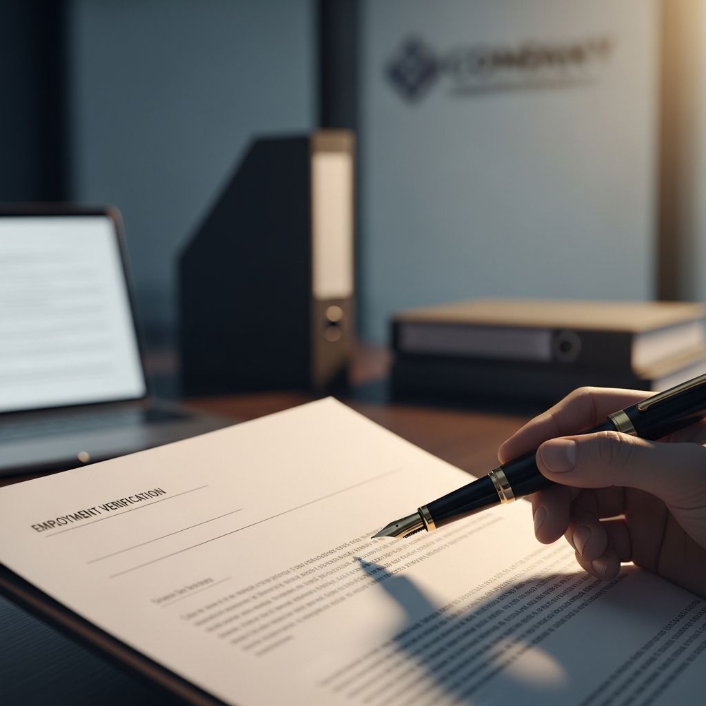 Essential guide to crafting and requesting employment verification letters for seamless job transitions, loans, and rentals.