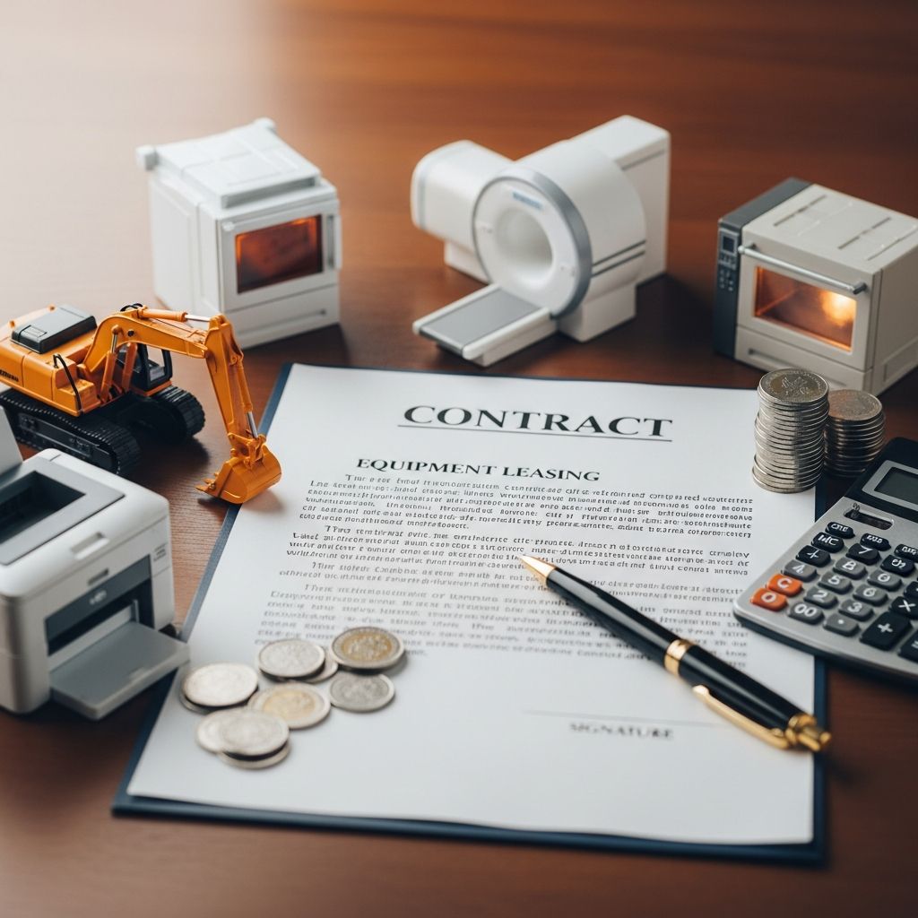 Comprehensive guide to understanding, negotiating, and managing equipment lease agreements for business success and risk mitigation.