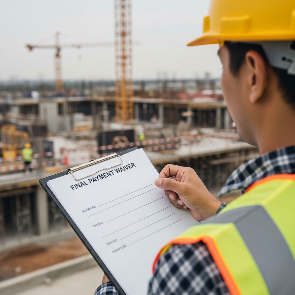 Unlock the essentials of conditional final waivers: safeguard payments, eliminate liens, and finalize projects securely in construction.