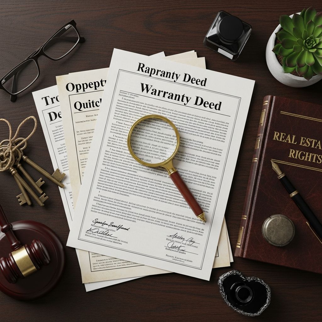 Unlock the essentials of property deeds: from warranty protections to quitclaim transfers, discover which deed fits your real estate needs perfectly.