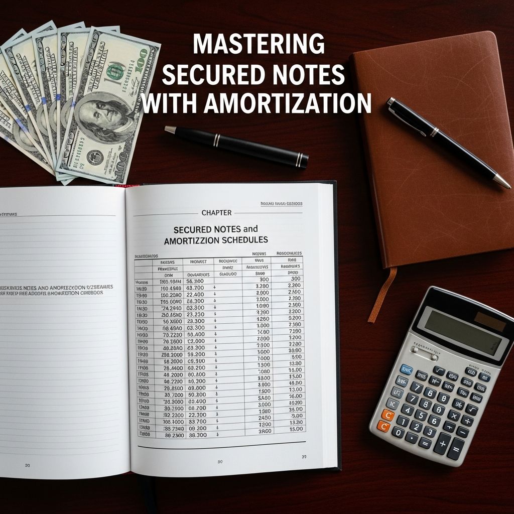 Unlock the essentials of secured promissory notes featuring amortized payments for secure lending and borrowing strategies.