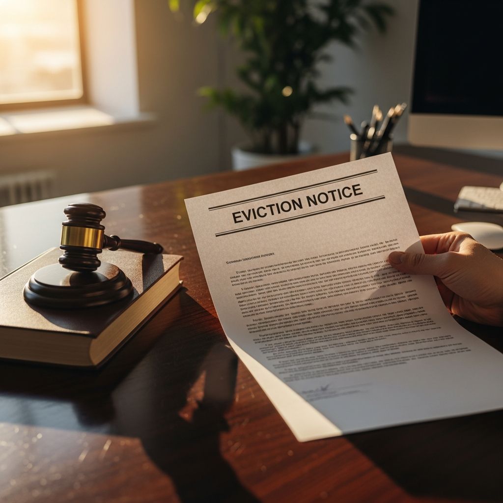 Comprehensive guide to delivering eviction notices correctly, covering types, methods, legal steps to avoid court pitfalls.