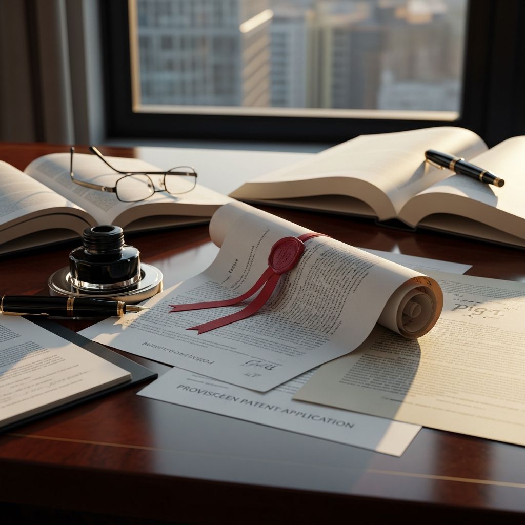 Master provisional patent filing strategies to protect innovations and establish priority dates effectively.