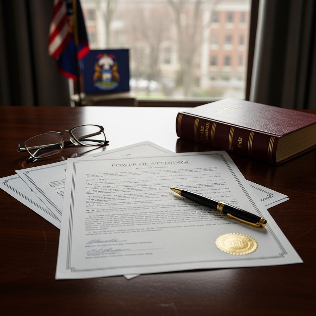Complete guide to Michigan POA requirements, execution standards, and agent responsibilities under the updated UPOAA.