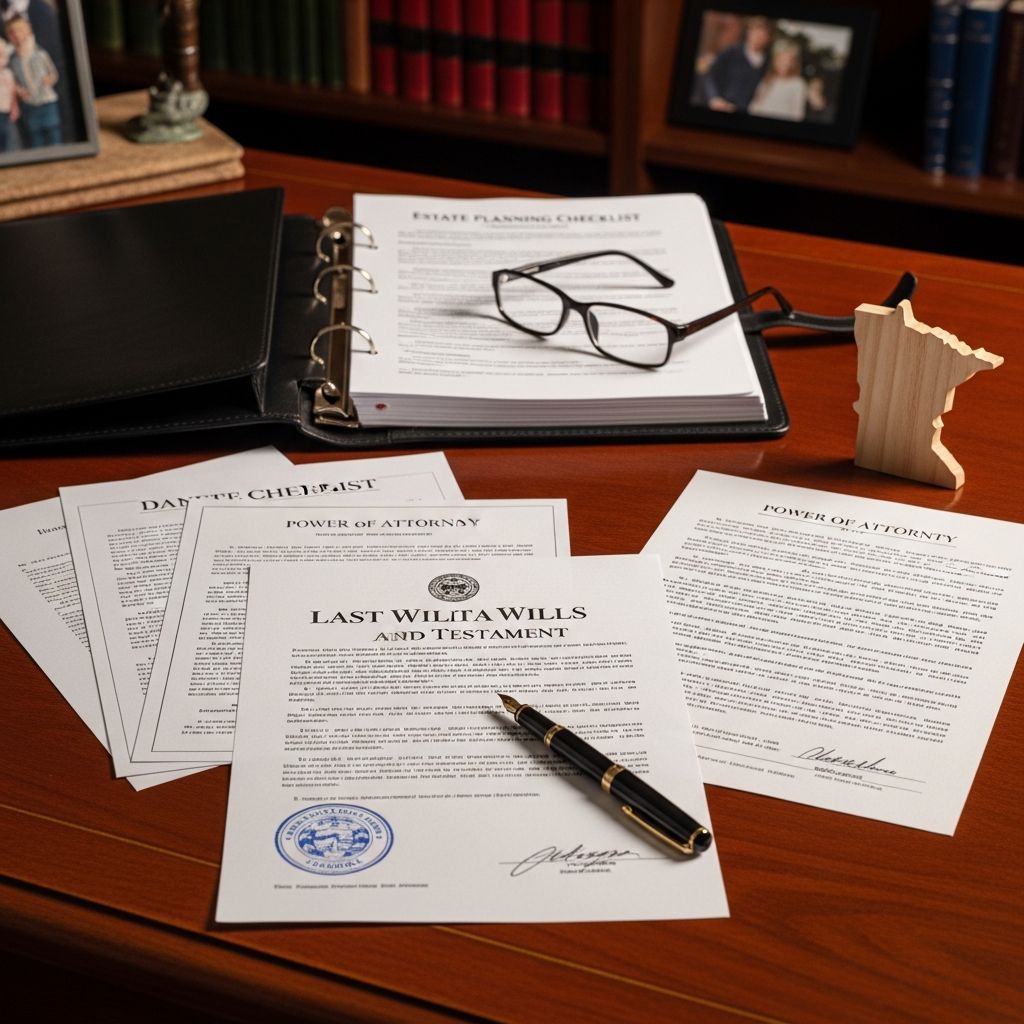 Complete guide to drafting, executing, and managing wills in Minnesota.