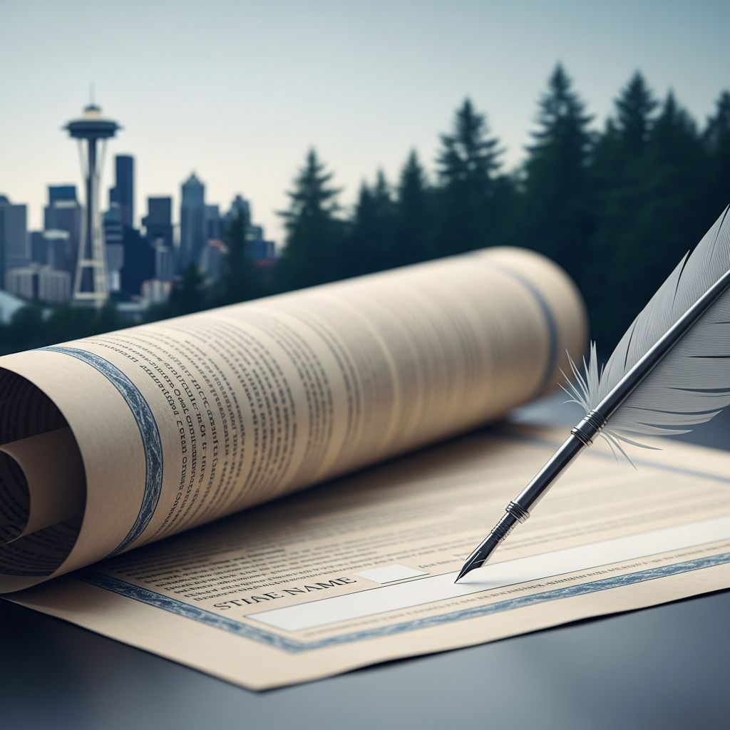 Complete step-by-step process for legally changing your name in Washington, from petition to updating documents.