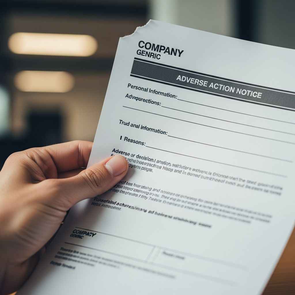 Master the steps to understand, dispute, and respond effectively to adverse action letters in background checks.