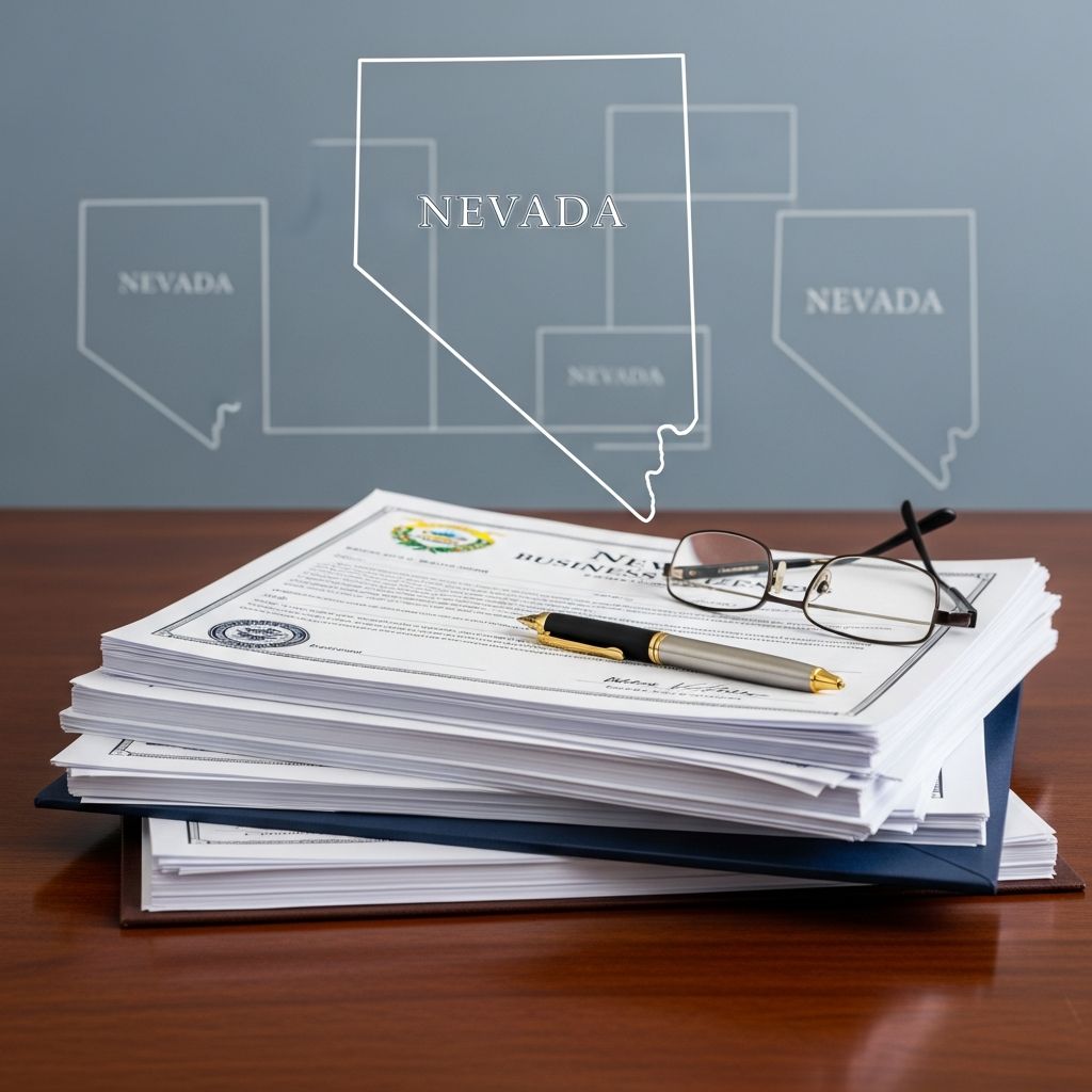Complete guide to securing and maintaining all required business licenses in Nevada for legal operations.