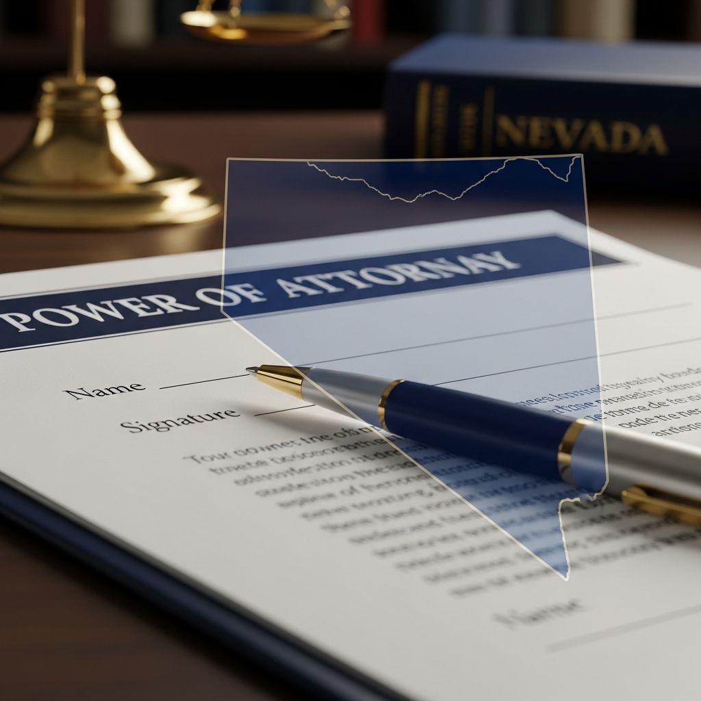 Comprehensive guide to creating, executing, and managing powers of attorney under Nevada law for financial and health decisions.