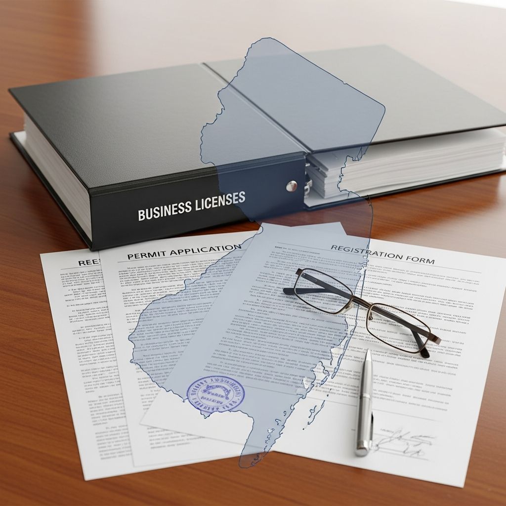 Comprehensive guide to obtaining business licenses and permits in New Jersey for startups and established companies.
