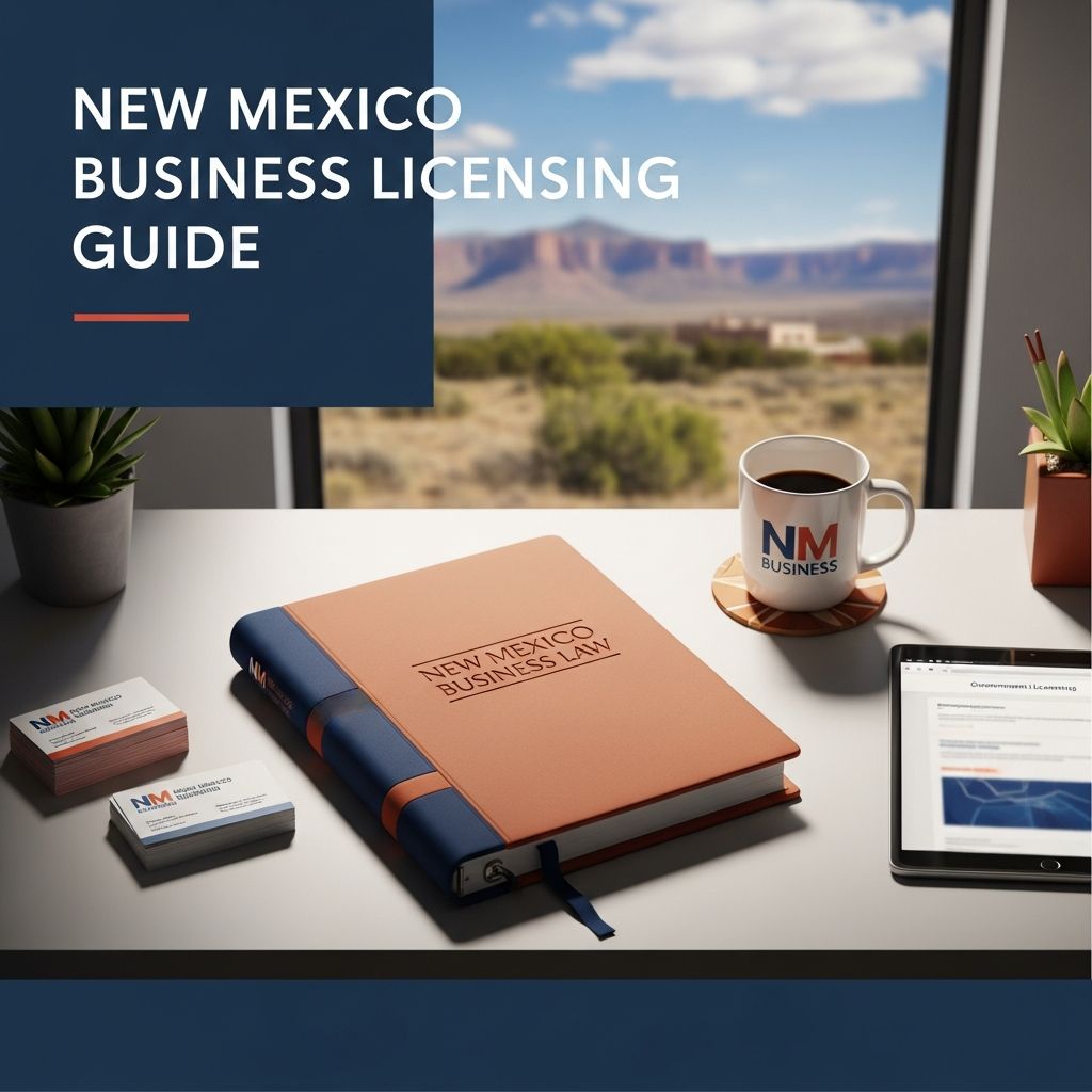 Comprehensive guide to navigating business licenses, permits, and registrations in New Mexico for startups and established companies.
