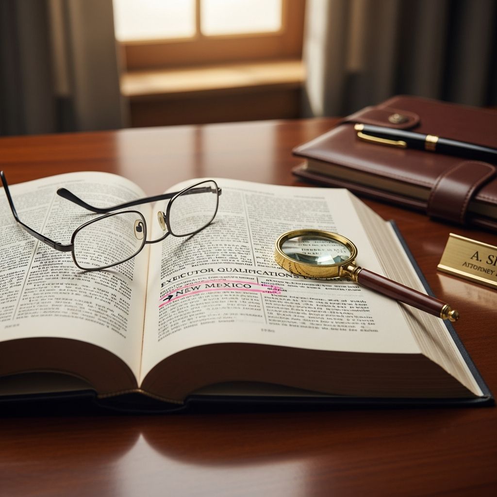 Understanding who can serve as executor in New Mexico and key legal requirements.