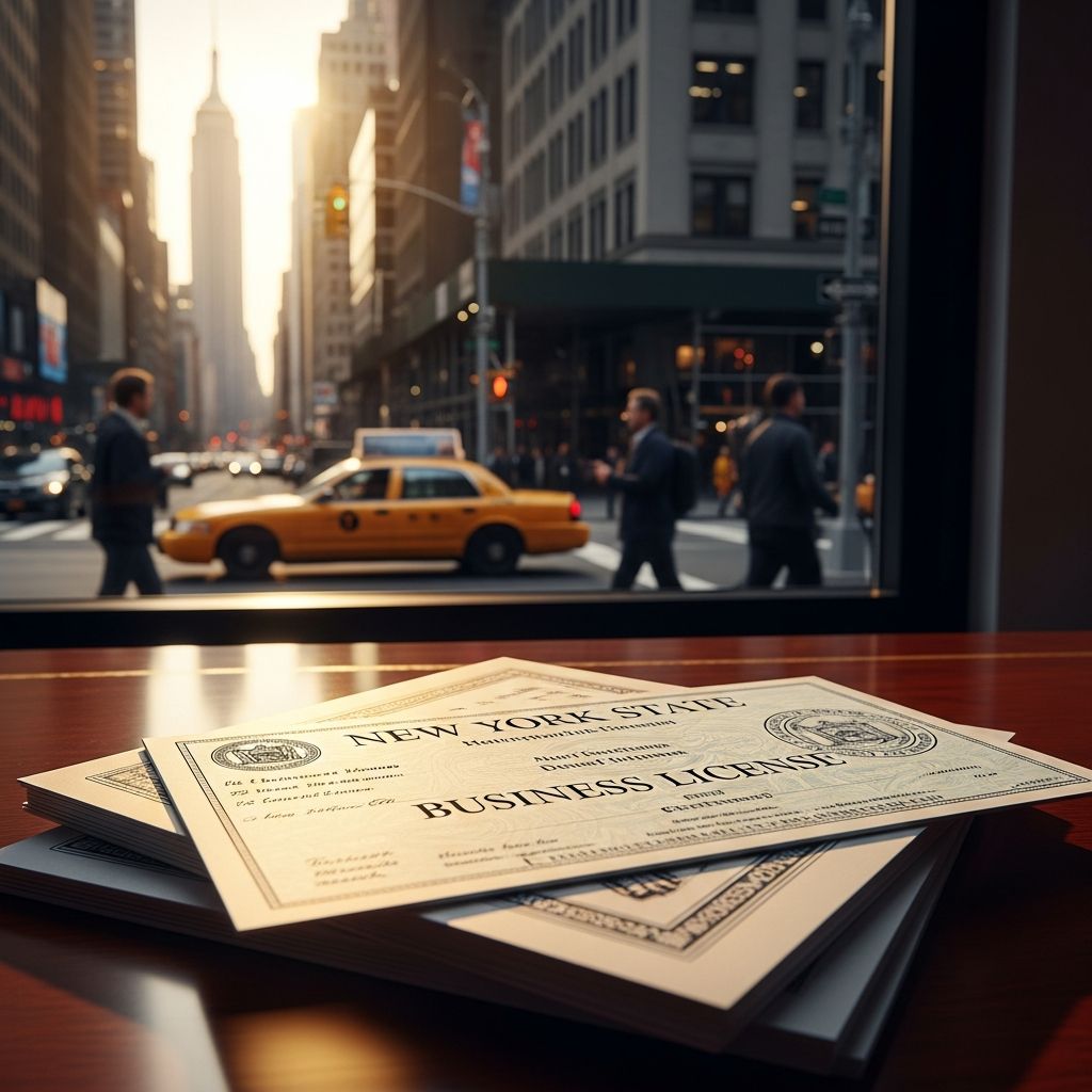 Navigate New York business licenses: state, local, federal requirements, applications, and compliance essentials for 2026 entrepreneurs.