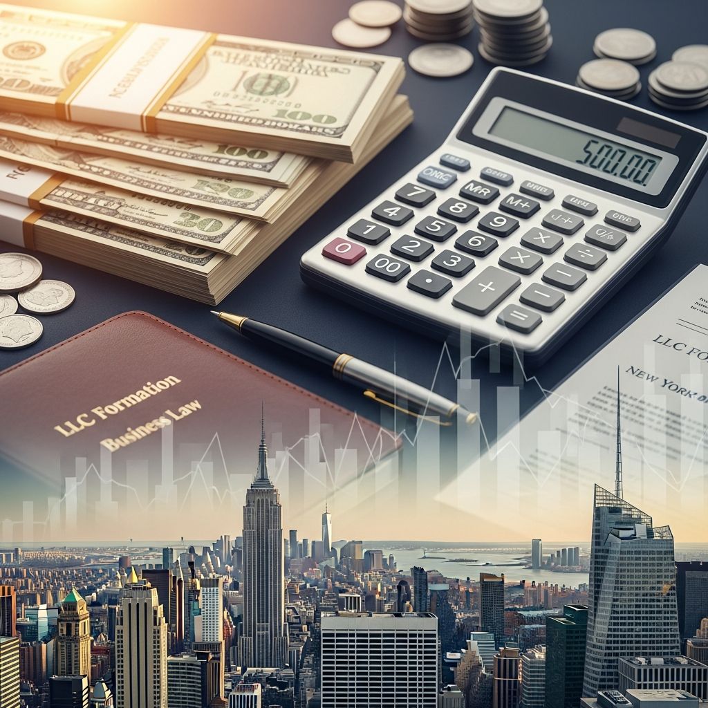 Understand every expense involved in starting an LLC in New York State.
