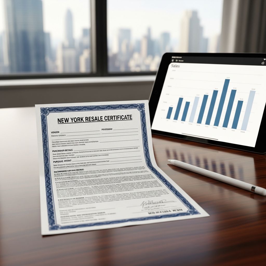 Master New York resale certificates: eligibility, application steps, required details, and compliance tips for tax-free purchases.
