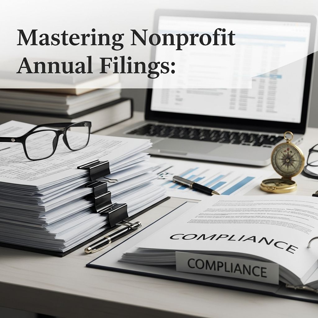 Essential guide to federal and state annual reporting for nonprofits: deadlines, forms, penalties, and best practices for maintaining tax-exempt status.