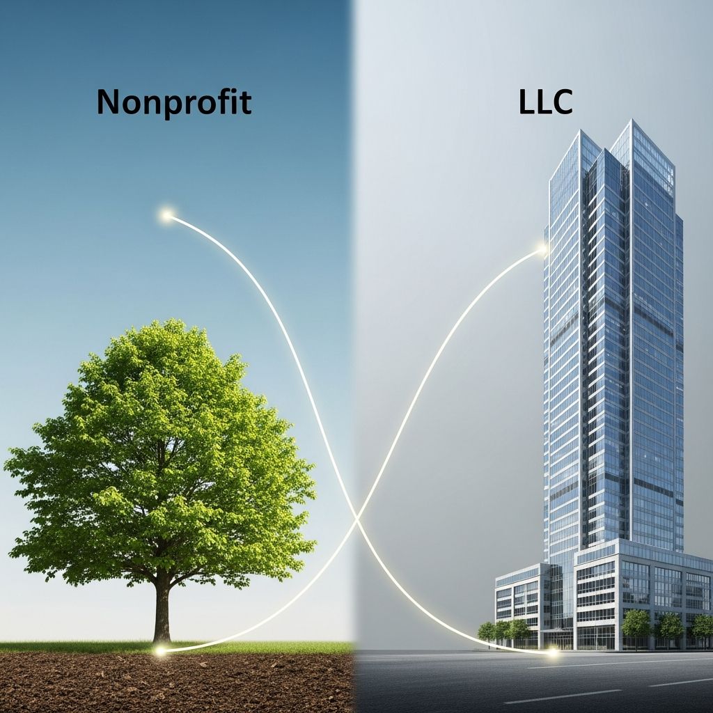 Discover key differences between forming a nonprofit corporation and LLC for your mission-driven organization and choose wisely.