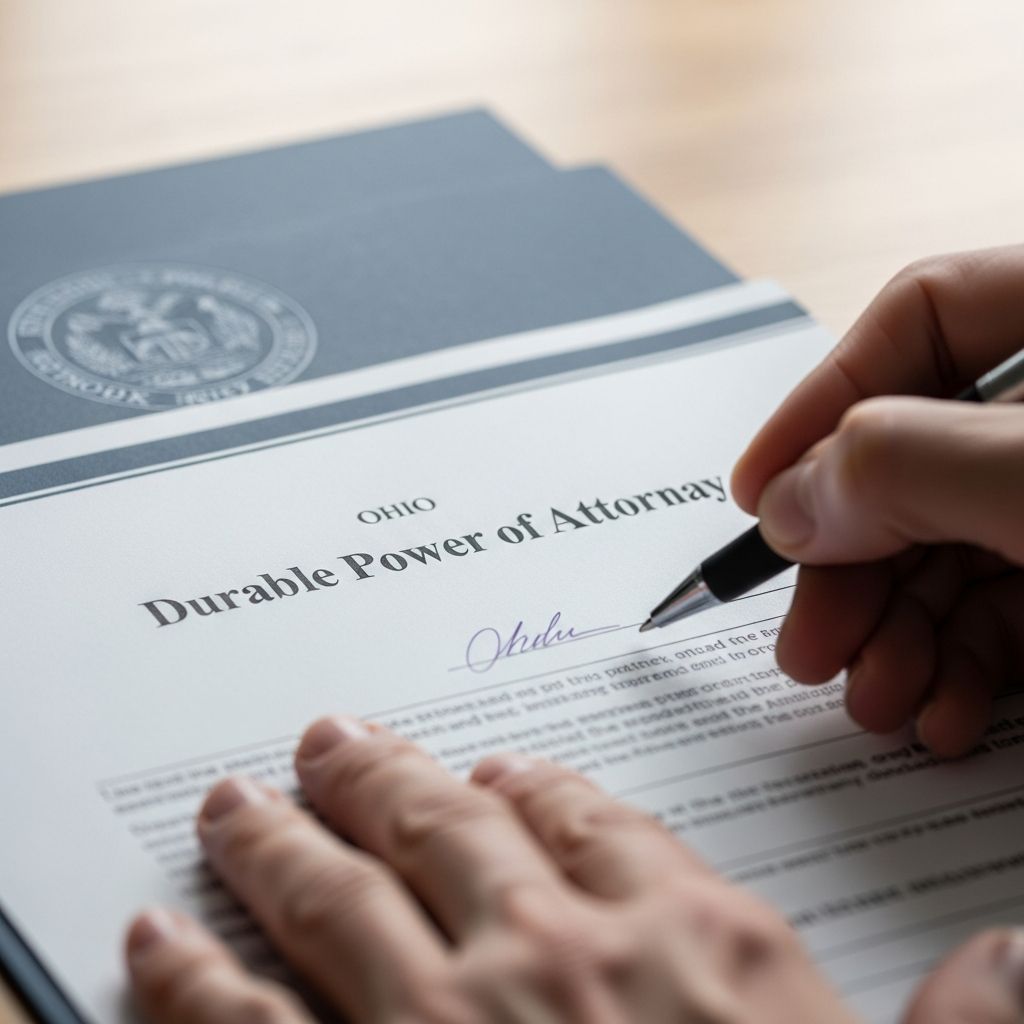 Essential guide to creating, using, and managing durable powers of attorney in Ohio for financial and health decisions.