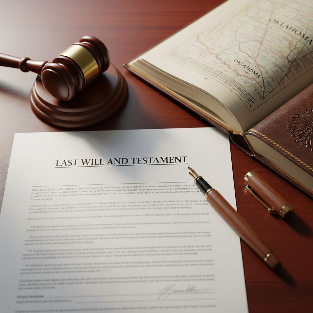 Comprehensive guide to creating a valid last will and testament in Oklahoma, covering legal requirements, types, and estate planning essentials.