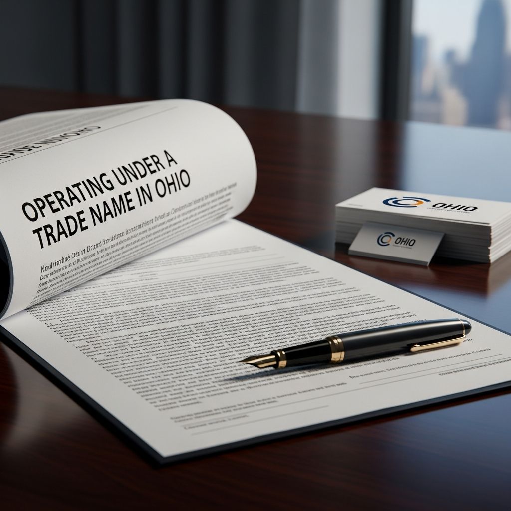 Complete guide to registering and managing your business's assumed name in Ohio
